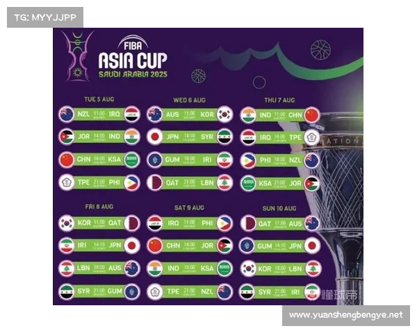 中国队亚洲杯赛程时间安排及重要比赛对阵一览